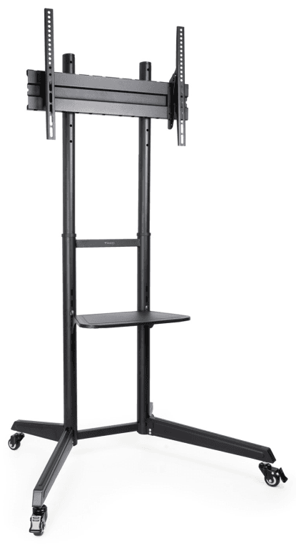 TooQ RAMSÉS Soporte de Suelo con Ruedas para Pantallas 37"- 70", Negro