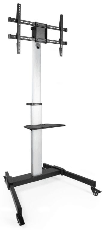 TooQ Hera Soporte de Suelo de Aluminio con Ruedas para Pantalla 37"-86"