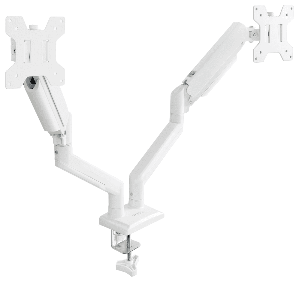 TooQ DB1434TNR-W soporte para monitor 86,4 cm (34") Escritorio Blanco