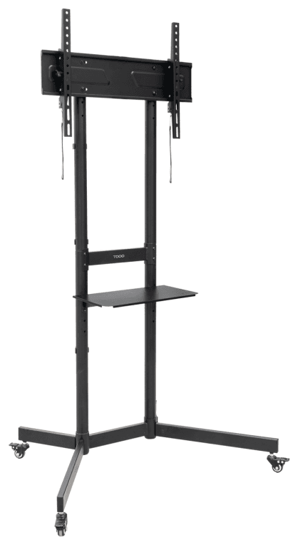 TooQ “KEFRÉN” Soporte de suelo con Ruedas para pantallas de 37”-70”, Negro