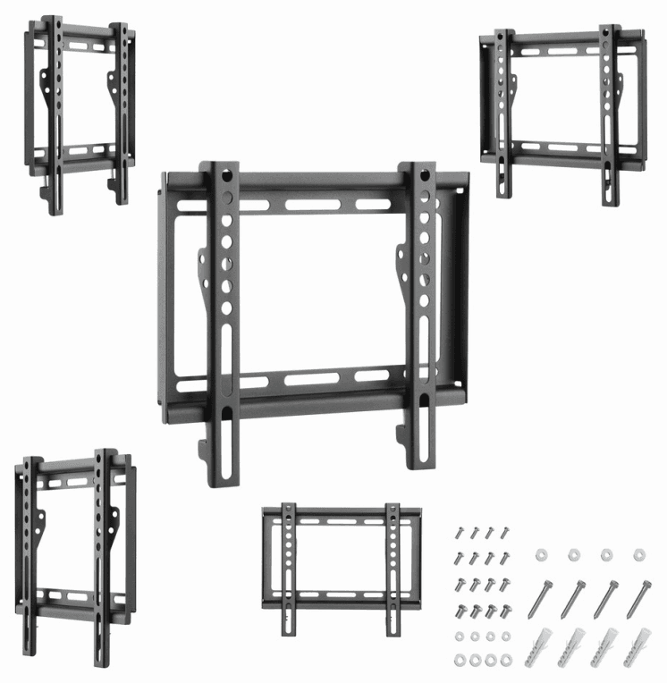 Gembird WM-42F-04 soporte para TV 106,7 cm (42") Negro