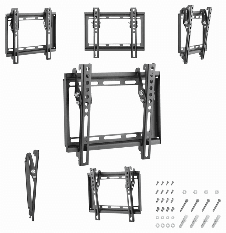 Gembird WM-42T-04 soporte para TV 106,7 cm (42") Negro
