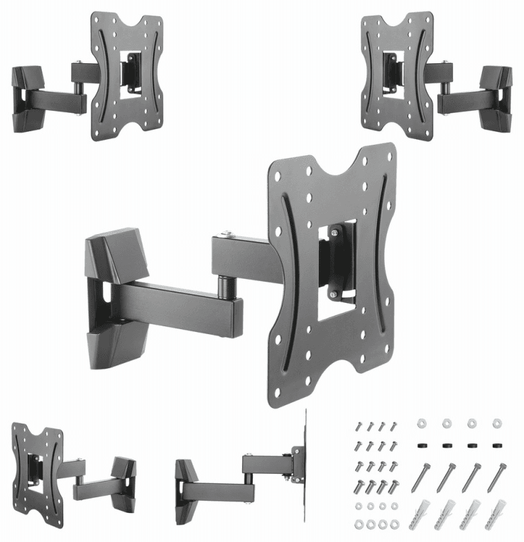 Gembird WM-42ST-01 soporte para TV 106,7 cm (42") Negro