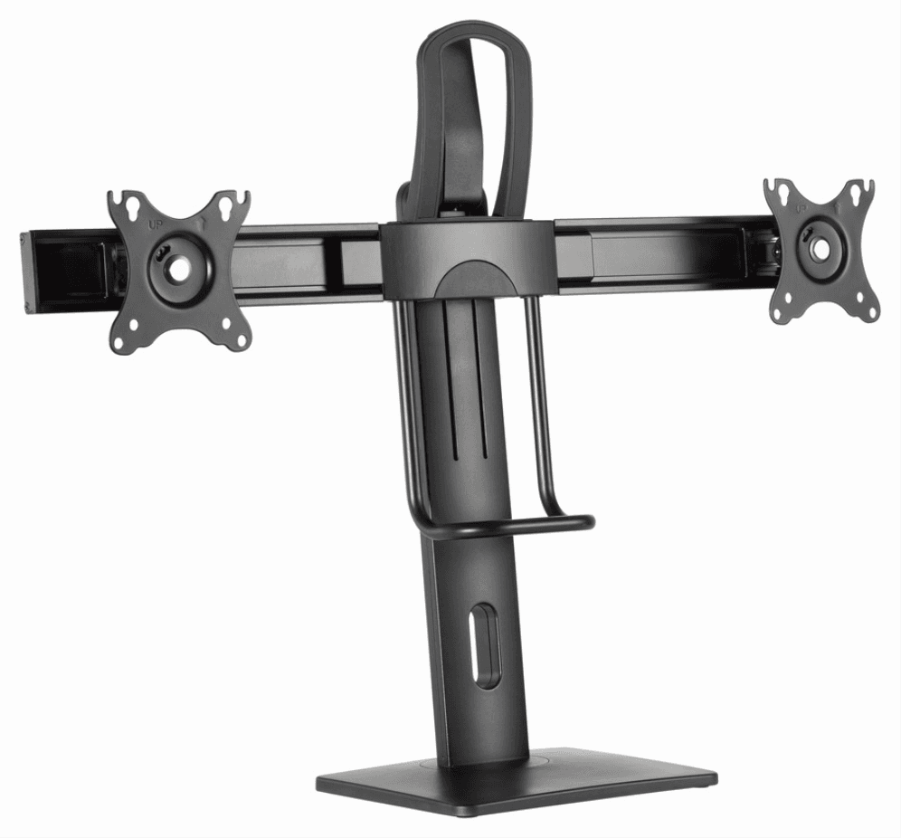 Gembird MS-D2-01 soporte para monitor 68,6 cm (27") Escritorio Negro