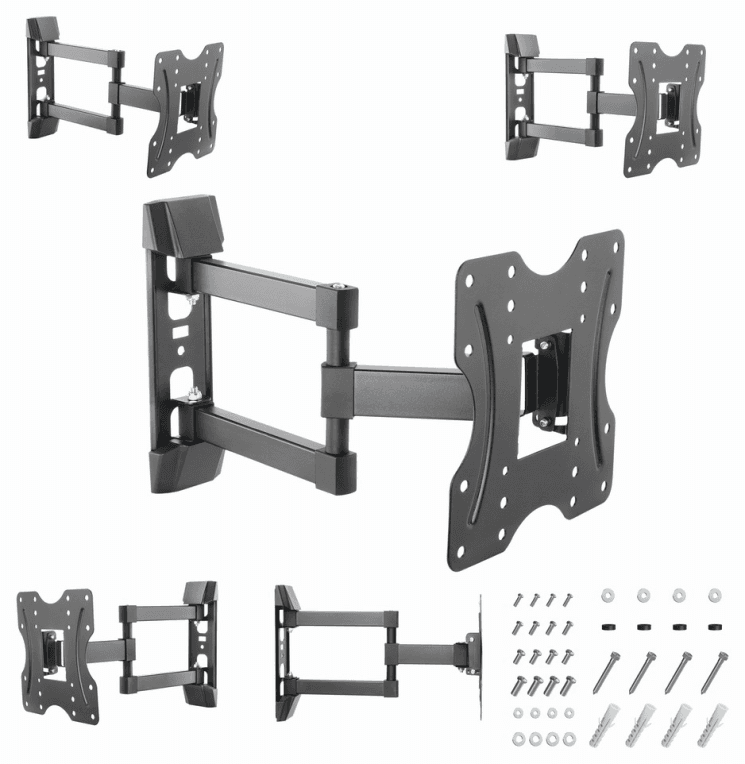 Gembird WM-42ST-02 soporte para TV 106,7 cm (42") Negro