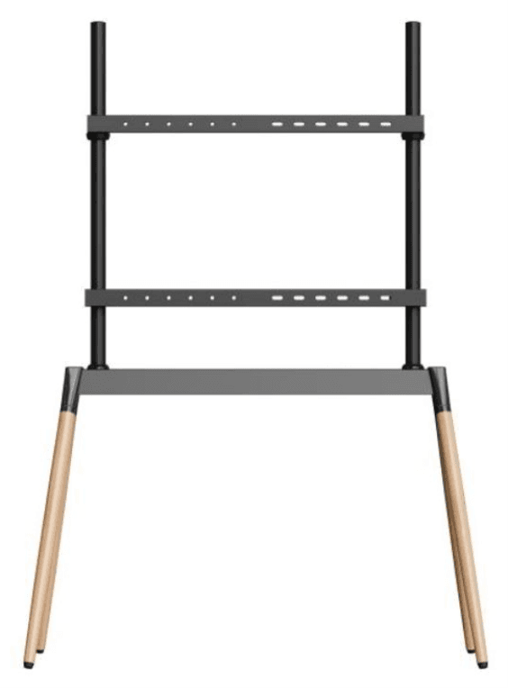 Gembird TVS-86F-01-BK soporte para TV 2,18 m (86") Negro, Madera