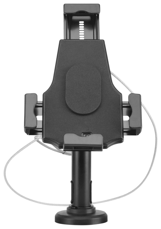 AISENS Soporte Antirobo de Sobremesa / Pared Ajustable (1 Pivote) para Tablet, Negro