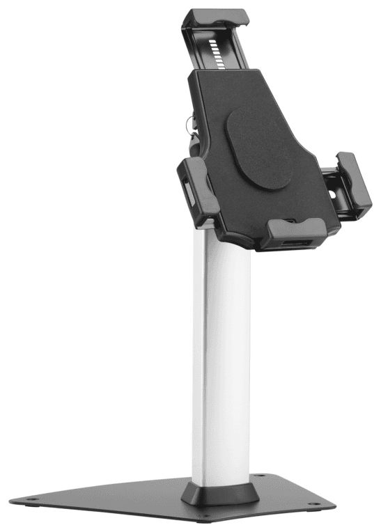 AISENS Soporte Antirobo de Sobremesa Ajustable (1 Pivote) para Tablet, Negro