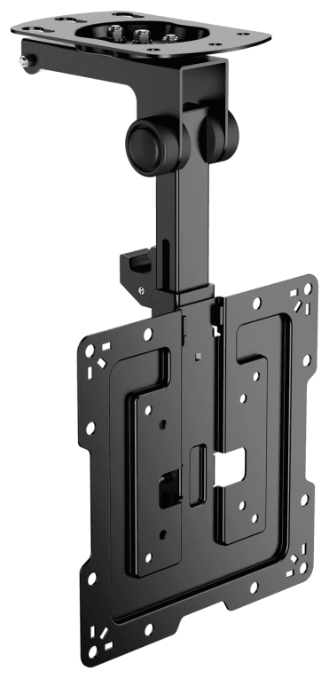 AISENS Soporte de Techo Giratorio, Plegable para Monitor/TV 20Kg de 19-43, Negro