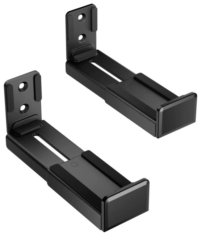 AISENS Soporte Universal de Pared para Barra de Sonido, Negro