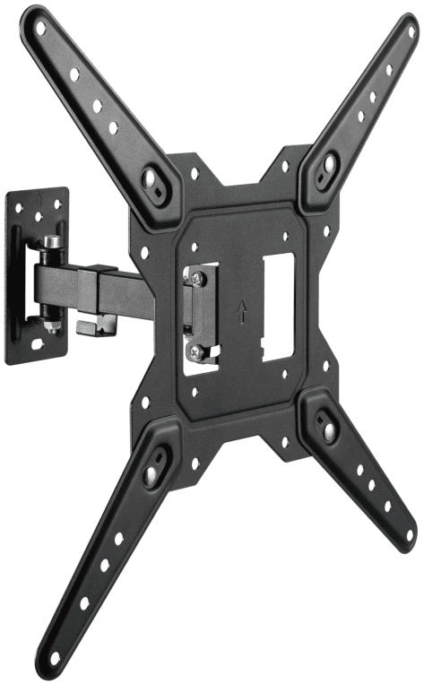 AISENS Soporte Eco Giratorio, Inclinable Para Monitor/TV 30kg (2 Pivotes) De 23-55, Negro