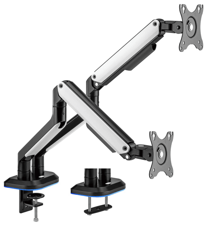 AISENS DT32TSR-297 soporte para monitor 81,3 cm (32") Escritorio Negro, Blanco