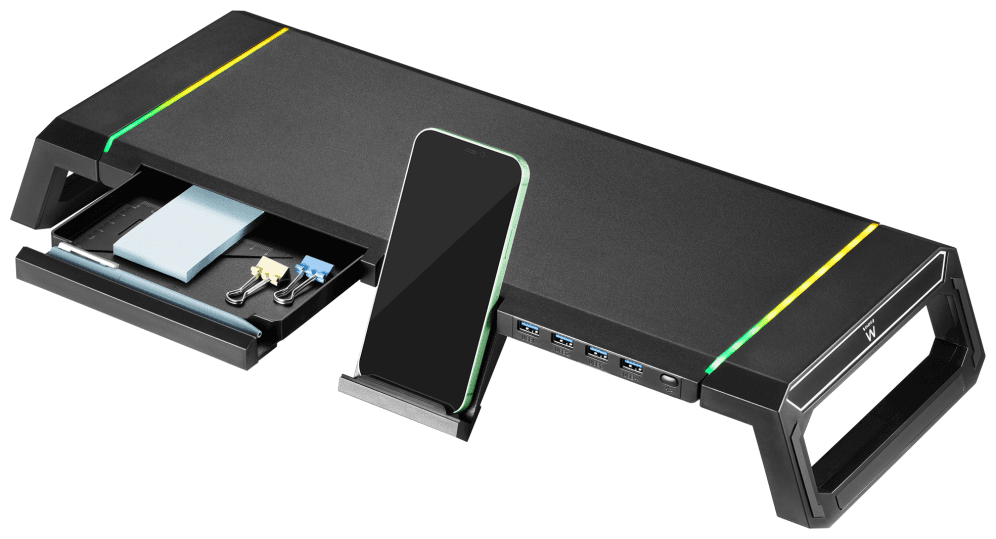 Ewent EW1268 soporte para monitor Escritorio Negro