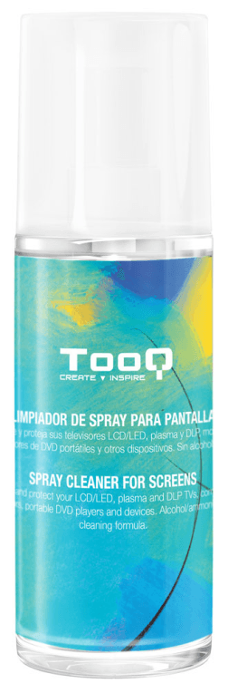 TooQ TQSC0016 kit de limpieza para computadora LCD/LED/Plasma, LCD/TFT/Plasma, Teléfono móvil/smartphone, Pantallas / Plásticos Paño seco y espray para limpieza de equipos 150 ml