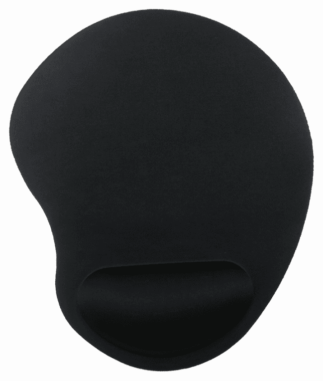 Gembird MP-ERGO-01 alfombrilla para ratón Negro