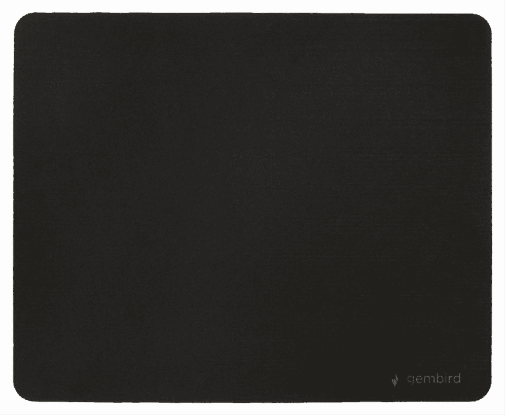 Gembird MP-S-BK-M alfombrilla para ratón Negro