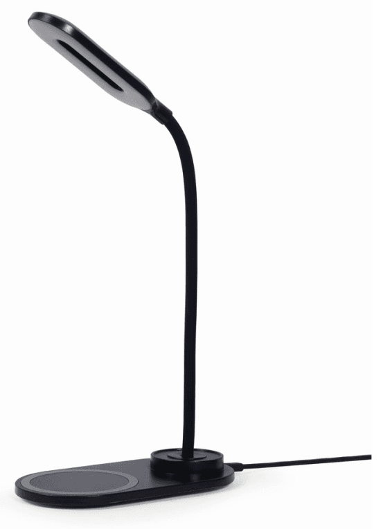 Gembird TA-WPC10-LED-01 cargador de dispositivo móvil Smartphone Negro CC Cargador inalámbrico Interior