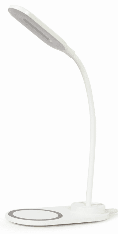 Gembird TA-WPC10-LED-01-W cargador de dispositivo móvil Smartphone Blanco CC Cargador inalámbrico Interior