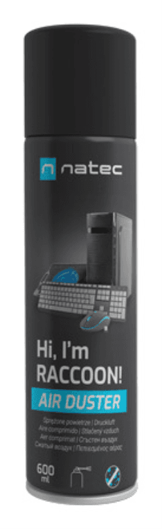 NATEC Racoon Air limpiador de aire comprimido 600 ml