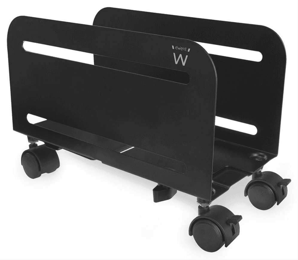 Ewent EW1291 soporte de CPU Carro para equipo informático Negro