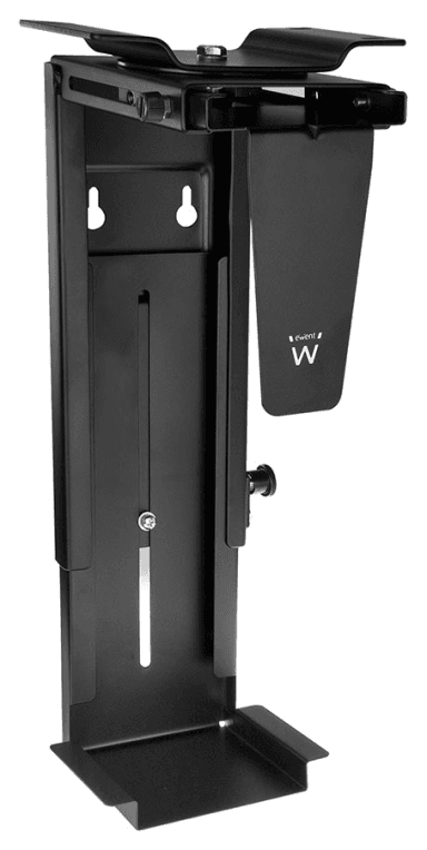Ewent EW1293 soporte de CPU Soporte para instalación de CPU bajo mesa Negro