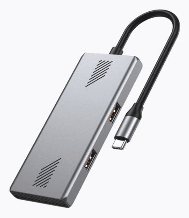 Gembird UHB-CM-U310-A2C2-01 hub de interfaz USB 3.2 Gen 1 (3.1 Gen 1) Type-C Plata
