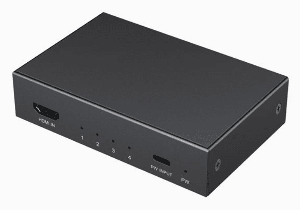 Gembird DSP-HDMI4K-4P-01 divisor de video HDMI 4x HDMI