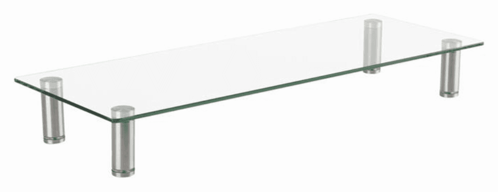 Gembird MS-TABLE-GM-01 soporte para TV Transparente