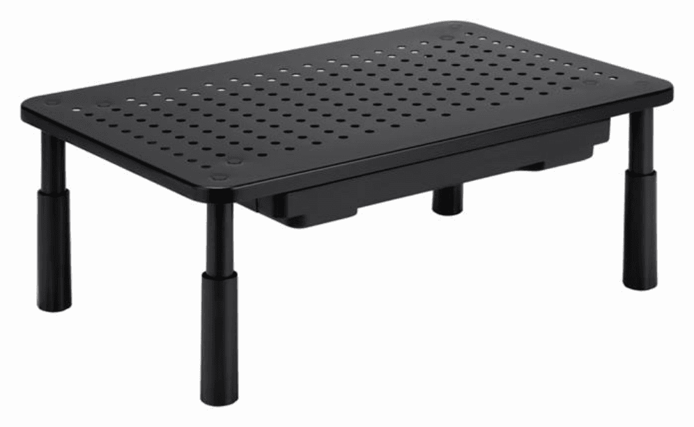 Gembird MS-TABLE-D-01 soporte para monitor Negro