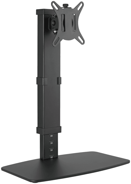 Gembird MS-D1ST-02 soporte para monitor 81,3 cm (32") Escritorio Negro