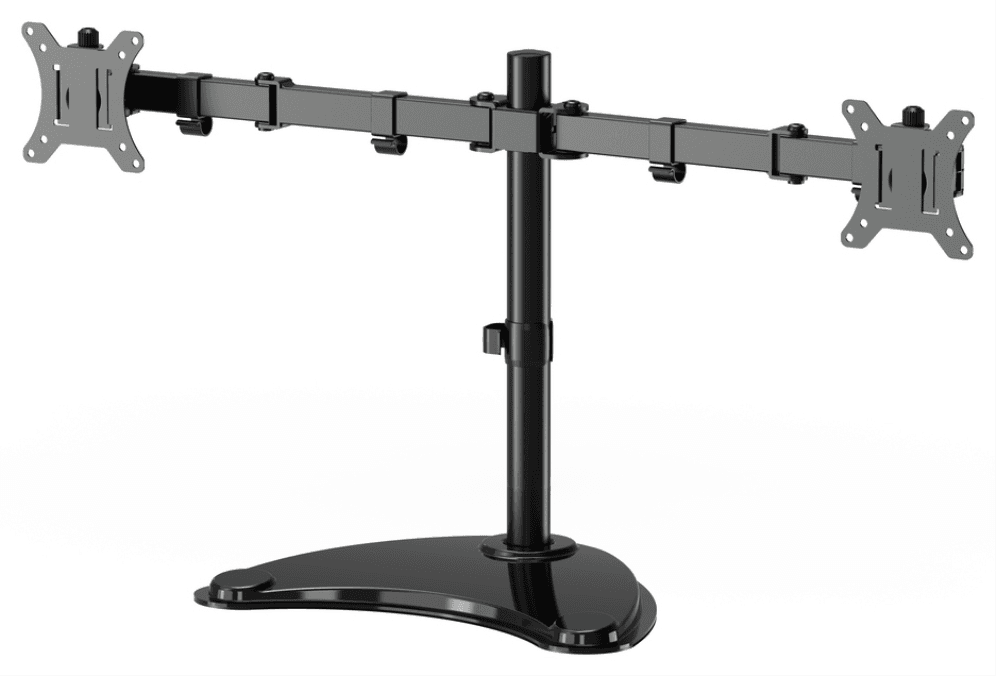 Gembird MS-D2ST-02 soporte para monitor 81,3 cm (32") Escritorio Negro