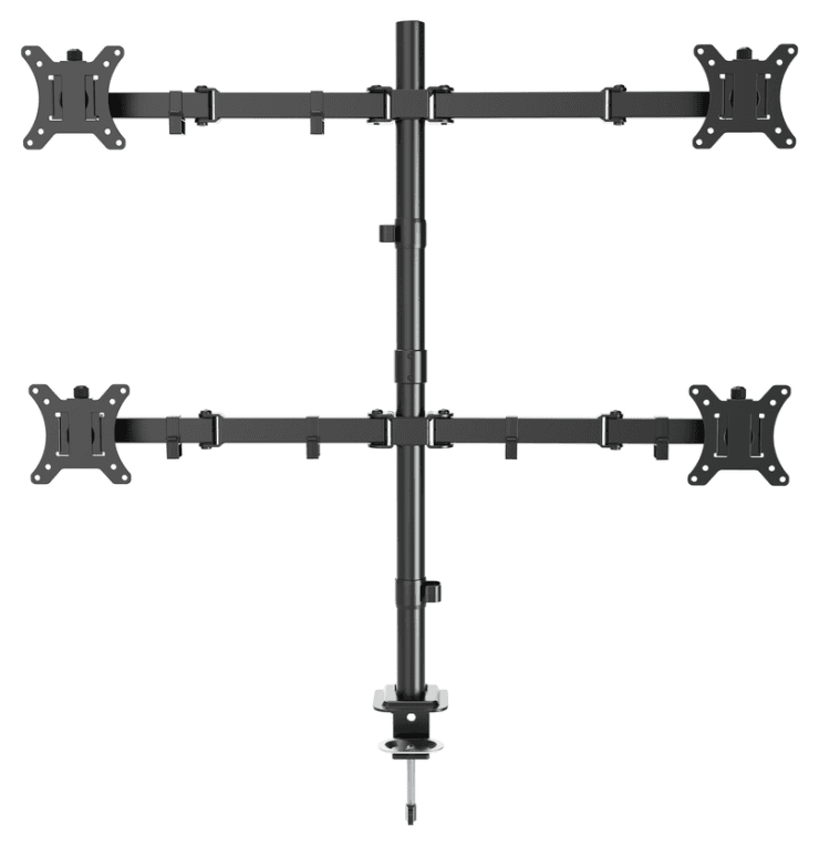 Gembird MA-D4-01 soporte para monitor 81,3 cm (32") Escritorio Negro