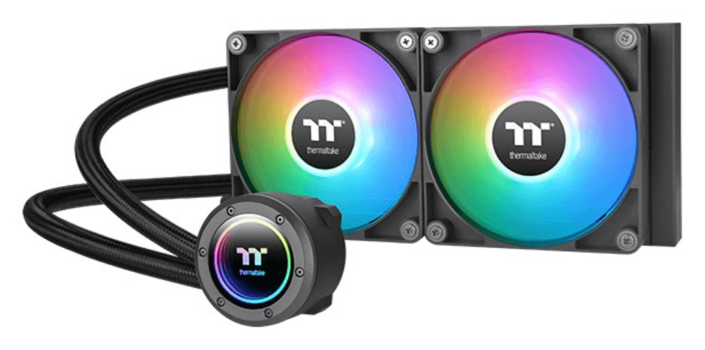 Thermaltake TT TH240 ARGB Procesador Sistema de refrigeración líquida todo en uno 12 cm Negro 1 pieza(s)