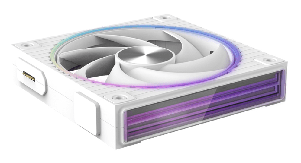 Zalman ZM-DF120 WHITE sistema de refrigeración para ordenador Placa base Ventilador 12,4 cm Blanco 1 pieza(s)