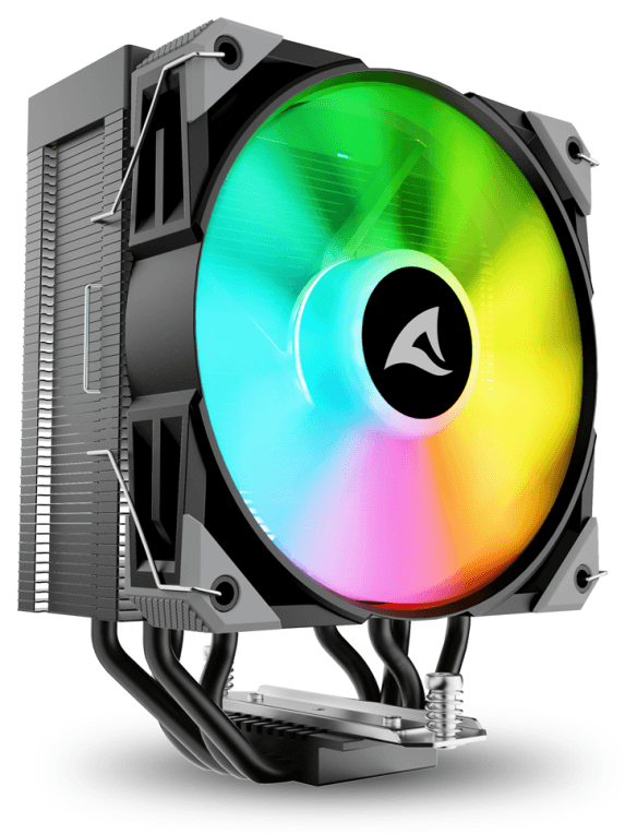 Sharkoon A40 RGB Procesador Refrigerador de aire 12 cm Negro 1 pieza(s)