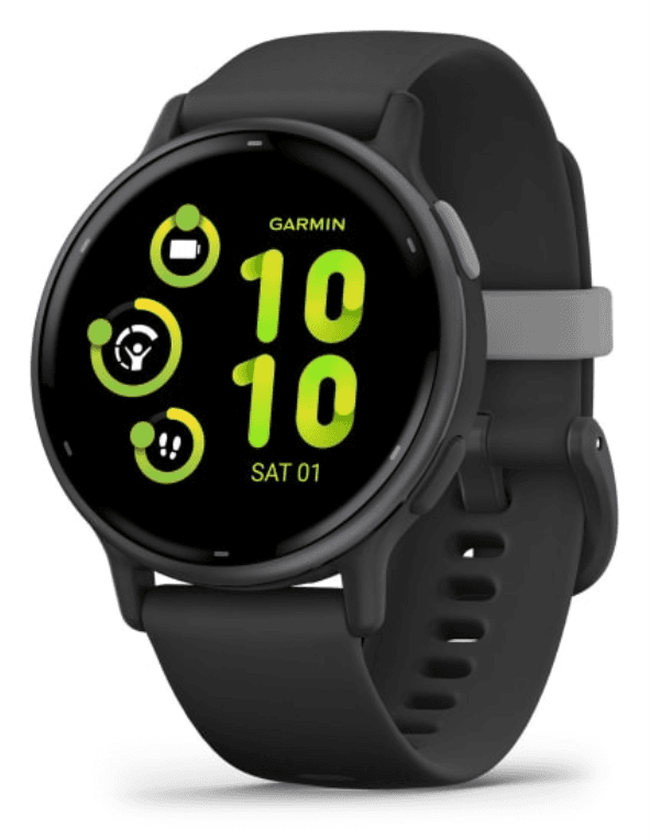 Garmin Vivoactive 5 3,05 cm (1.2") AMOLED 42 mm Digital 390 x 390 Pixeles Pantalla táctil Negro Wifi GPS (satélite)