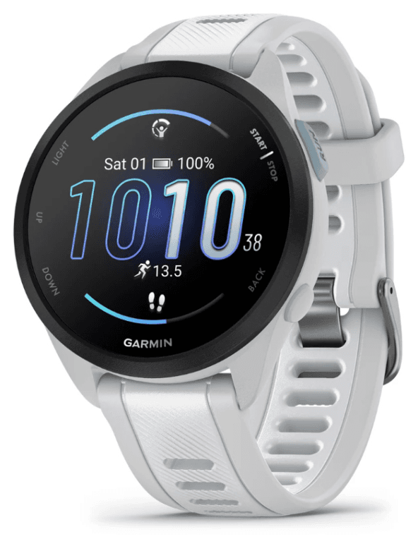 Garmin Forerunner 165 3,05 cm (1.2") AMOLED 43 mm Digital 390 x 390 Pixeles Pantalla táctil Gris GPS (satélite)