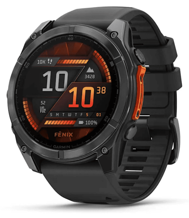 Garmin Fenix 8 3,56 cm (1.4") AMOLED 51 mm Digital 454 x 454 Pixeles Pantalla táctil Gris Wifi GPS (satélite)
