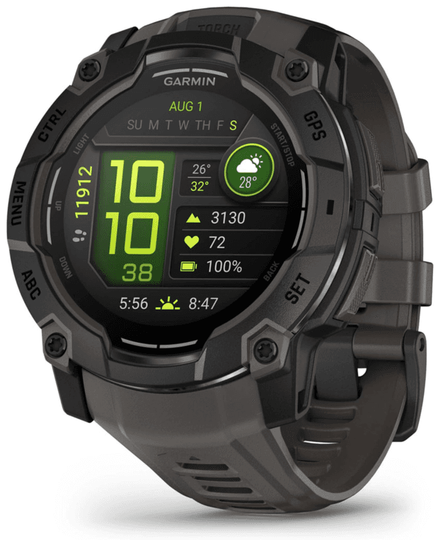 Garmin Instinct 3 AMOLED 3,3 cm (1.3") 50 mm Digital 416 x 416 Pixeles Pantalla táctil Negro GPS (satélite)