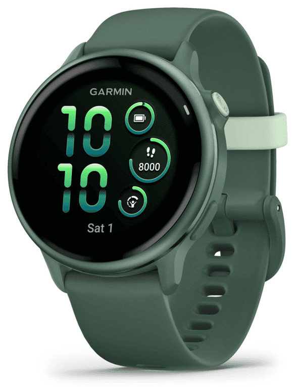 Garmin vívoactive 6 3,05 cm (1.2") AMOLED 42 mm Digital 390 x 390 Pixeles Pantalla táctil Verde Wifi GPS (satélite)