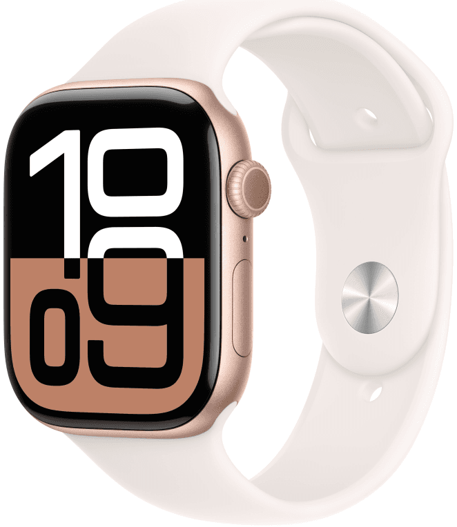 Apple Watch Series 10 OLED 46 mm Digital 416 x 496 Pixeles Pantalla táctil Oro rosa Wifi GPS (satélite)