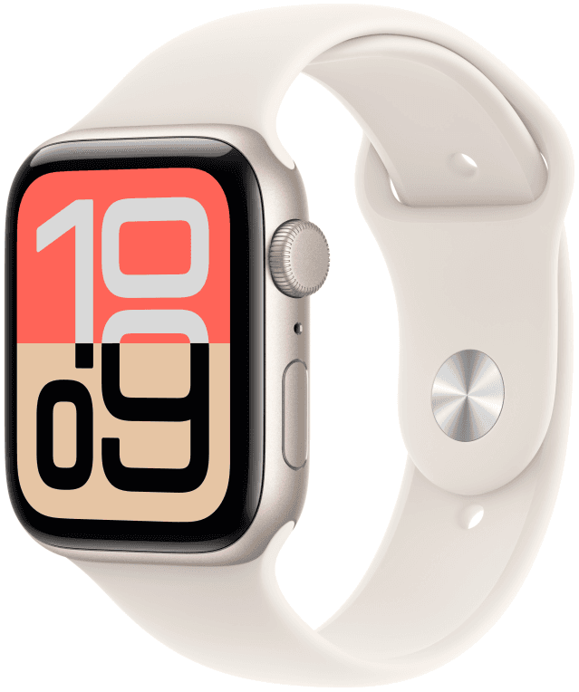 Apple Watch SE (3nd generation) OLED 44 mm Digital 368 x 448 Pixeles Pantalla táctil Beige Wifi GPS (satélite)