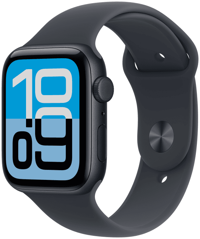 Apple Watch SE (3nd generation) 4,52 cm (1.78") OLED 44 mm Digital 368 x 448 Pixeles Pantalla táctil 5G Negro Wifi GPS (satélite)