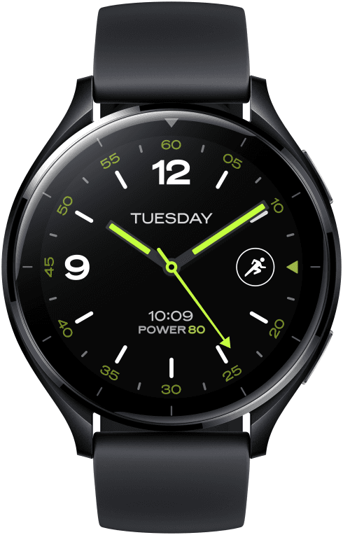 Xiaomi Watch 2 3,63 cm (1.43") AMOLED 46 mm Digital 466 x 466 Pixeles Pantalla táctil Negro Wifi GPS (satélite)