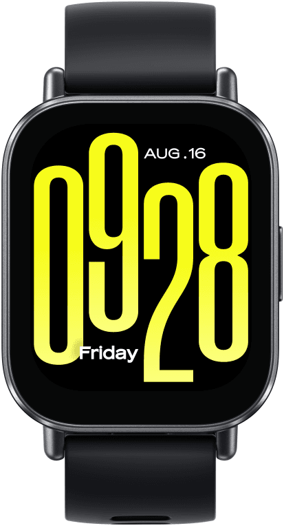 Xiaomi Redmi Watch 5 Active 5,08 cm (2") LCD 49.1 mm Digital 320 x 385 Pixeles Pantalla táctil Negro