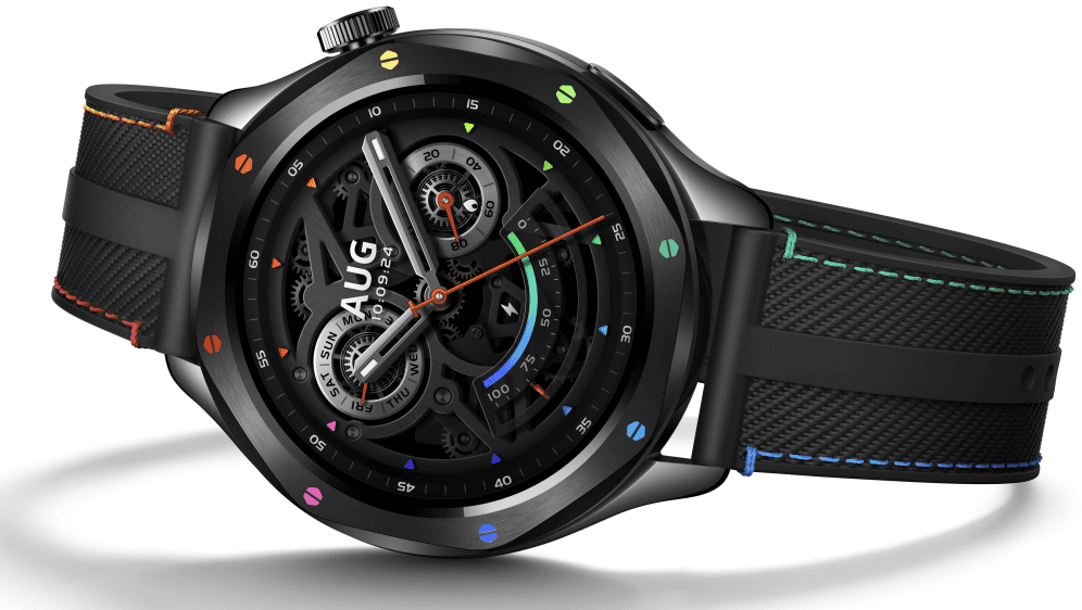 Xiaomi Watch S4 rainbow 3,63 cm (1.43") AMOLED 47.3 mm Digital 466 x 466 Pixeles Pantalla táctil Negro, Multi