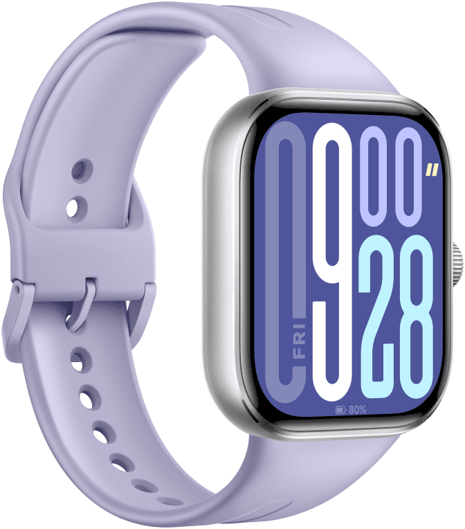 Xiaomi Redmi Watch 5 5,26 cm (2.07") AMOLED 47.5 mm Digital 432 x 514 Pixeles Pantalla táctil Púrpura
