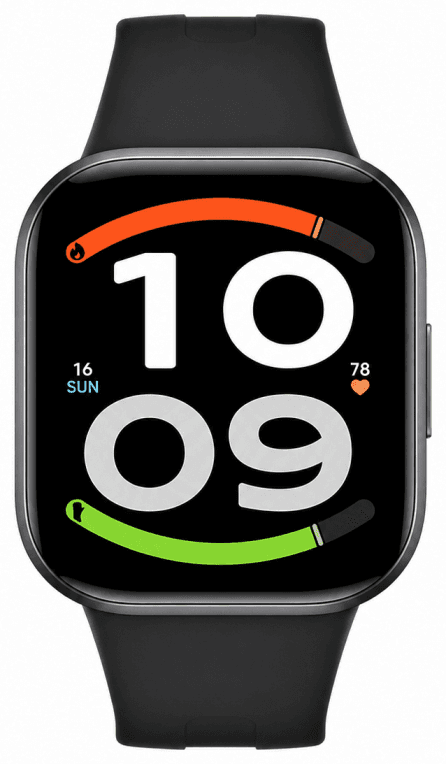 Xiaomi Redmi Watch 6 Active 4,7 cm (1.85") AMOLED 46 mm Digital 390 x 450 Pixeles Pantalla táctil Negro GPS (satélite)