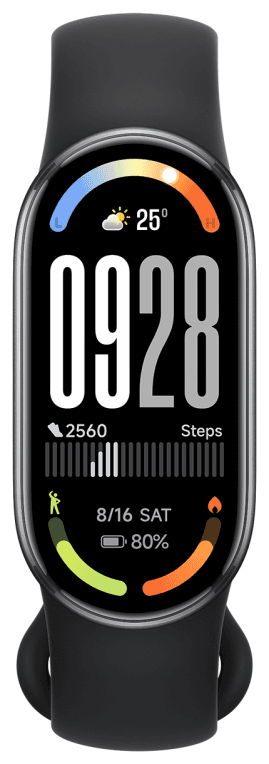 Xiaomi Smart Band 10 Black AMOLED Pulsera de actividad 4,37 cm (1.72") Negro