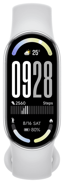 Xiaomi Smart Band 10 Silver AMOLED Pulsera de actividad 4,37 cm (1.72") Plata